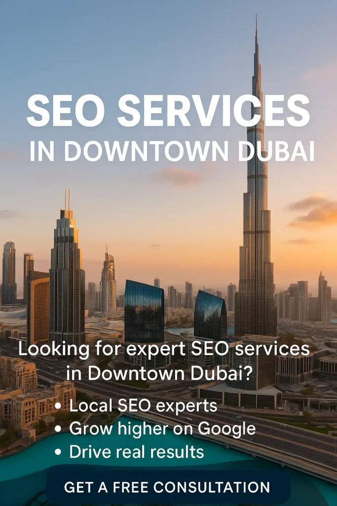 SEO Services in Downtown Dubai